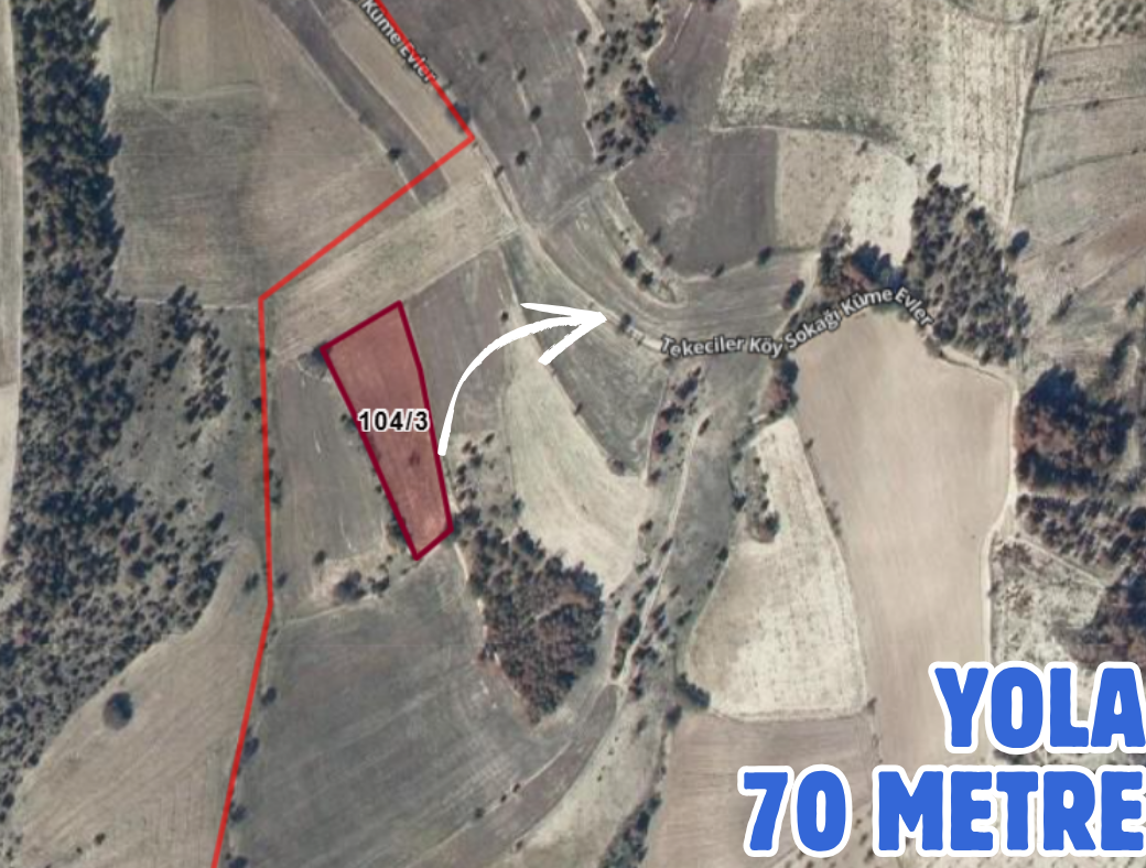 BİLECİK YENİPAZAR ESENKÖY 3.487 M² TARLA SATILIKTIR - BİLECİK YENİPAZAR fotoğraf 3